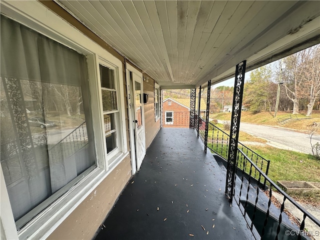 view of patio / terrace featuring covered porch