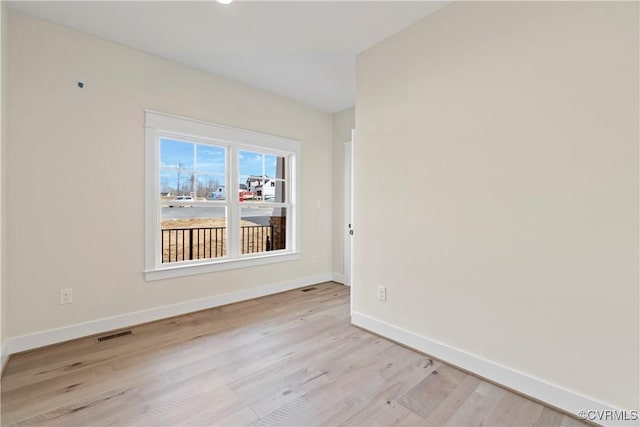 TBD3 Rocky Ford Rd, Beaverdam, VA 23015 - spare room featuring visible vents, baseboards, and light wood-style floors