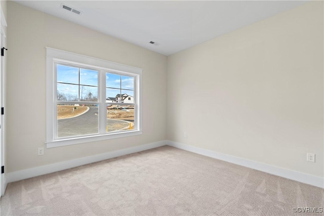 TBD3 Rocky Ford Rd, Beaverdam, VA 23015 - unfurnished room with visible vents, light carpet, and baseboards