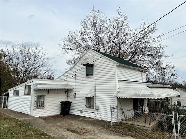 view of rear view of house