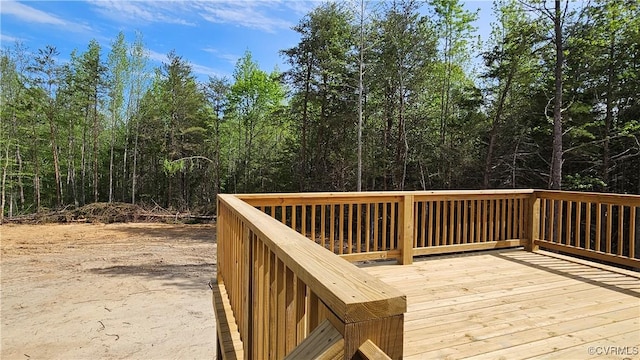 view of deck