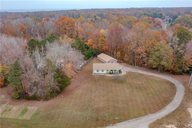 aerial view