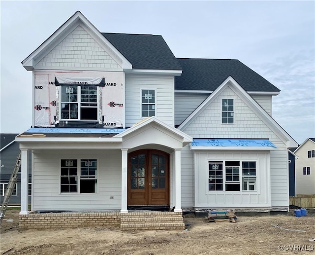 view of front of house with a porch