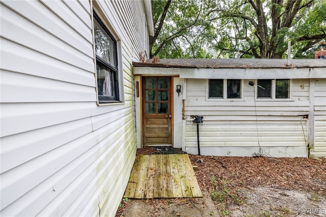 view of entrance to property