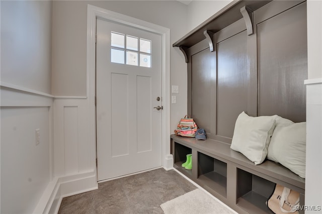 view of mudroom