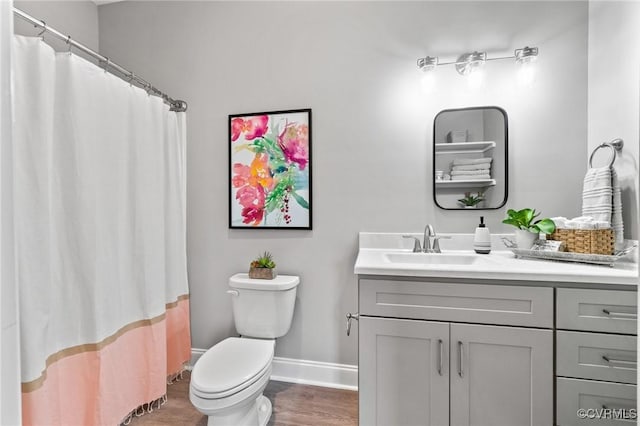 6416 Sanford Springs Cv, Midlothian, VA 23112 - full bath with vanity, wood finished floors, and a shower with shower curtain