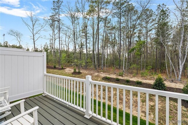 6404 Sanford Springs Cv, Midlothian, VA 23112 - view of wooden deck