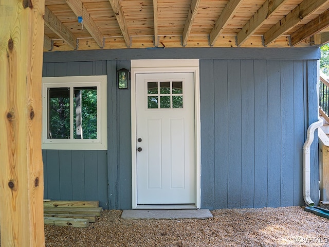 view of entrance to property