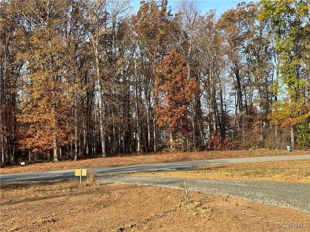 view of road