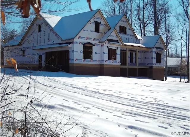 view of property in mid-construction