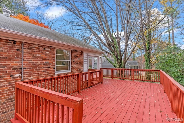 view of deck