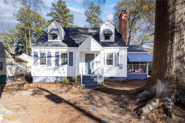 view of cape cod house