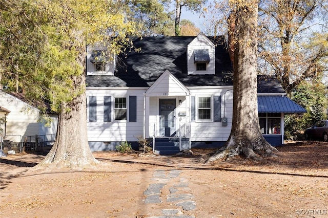 view of cape cod house