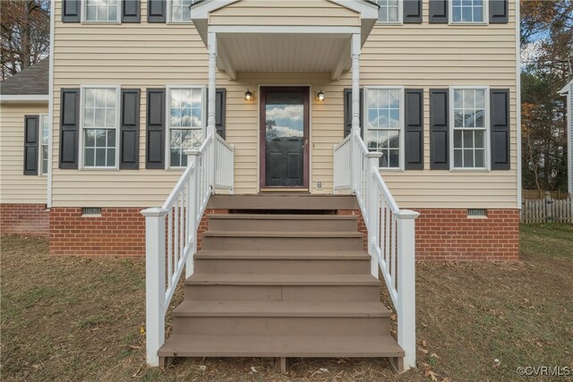 view of entrance to property