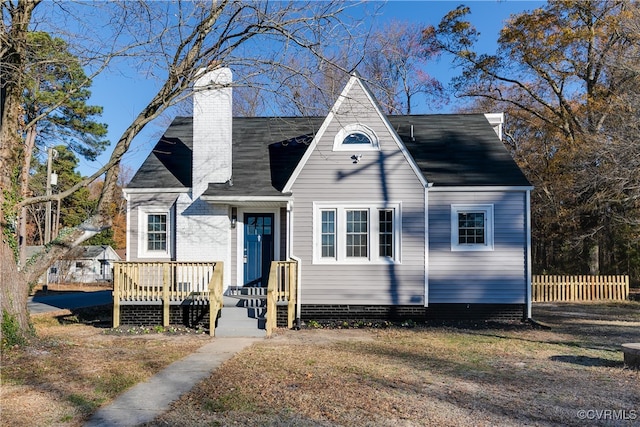 view of front of home