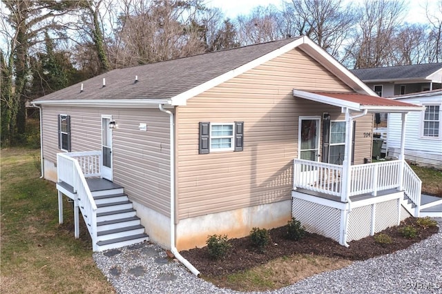 view of property exterior