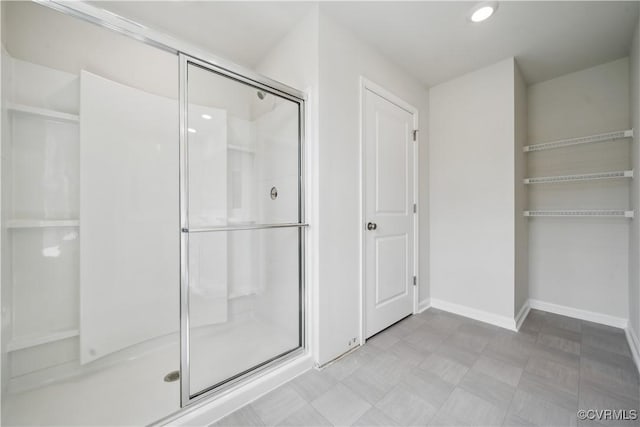 bathroom with walk in shower