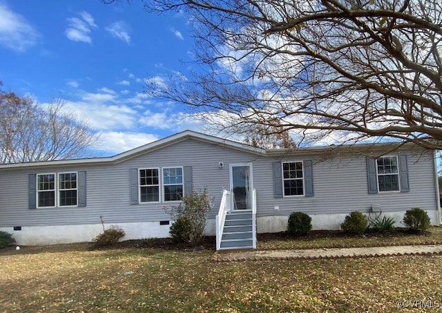 view of manufactured / mobile home