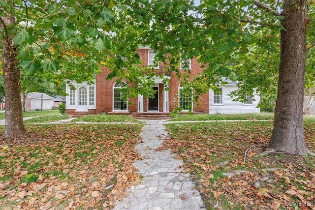 view of colonial inspired home