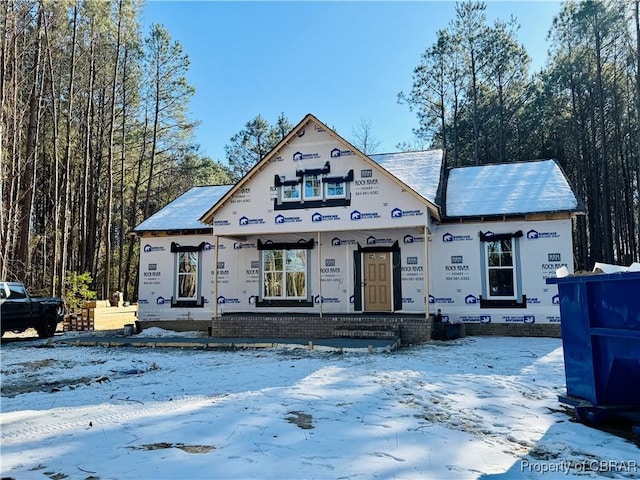 view of property under construction