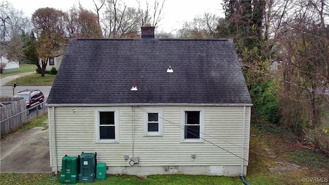 view of rear view of house