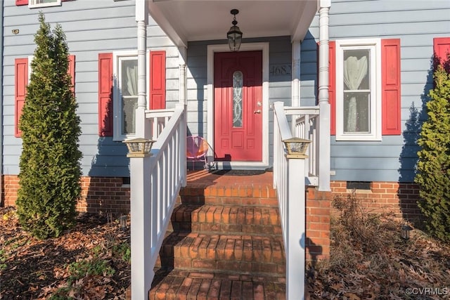 view of entrance to property