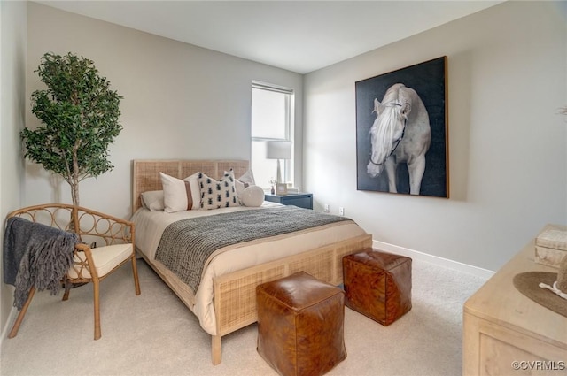 bedroom with carpet flooring