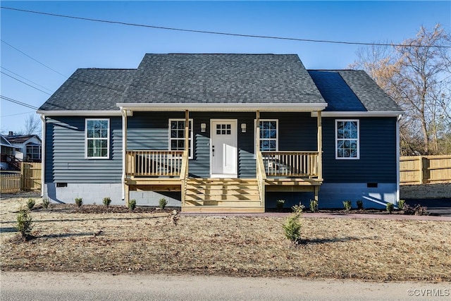 bungalow-style house featuring covered porch