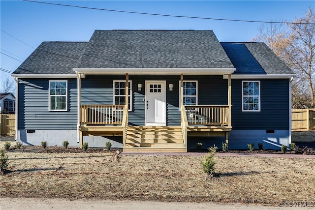 bungalow-style house featuring covered porch