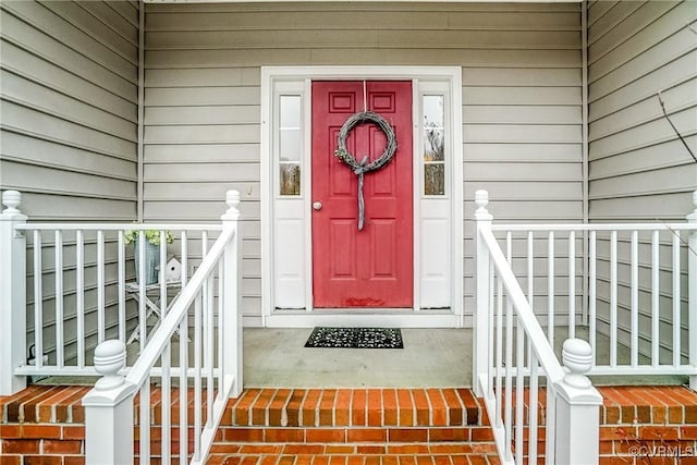 view of property entrance