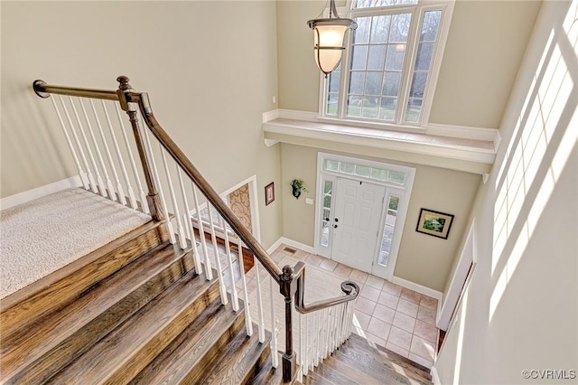 entryway featuring hardwood / wood-style floors