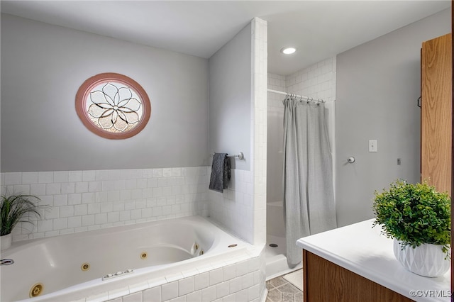 11741 Riverpark Dr, Chesterfield, VA 23838 - bathroom featuring a stall shower and a tub with jets