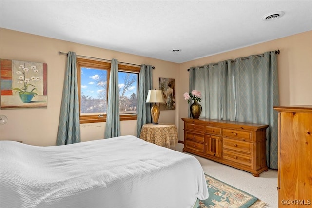 bedroom featuring carpet flooring