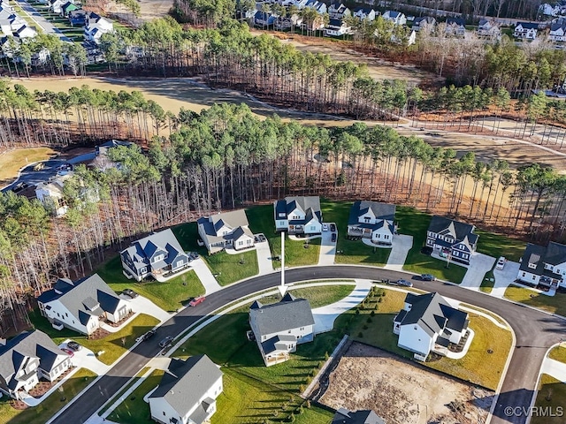 birds eye view of property featuring a residential view