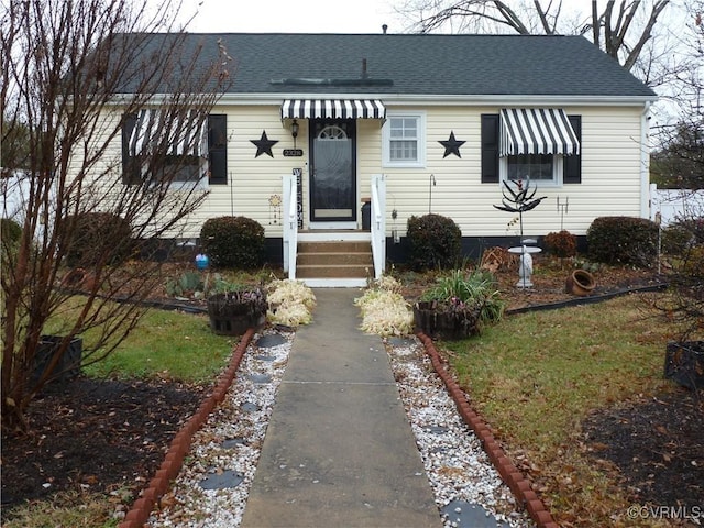 view of front of home