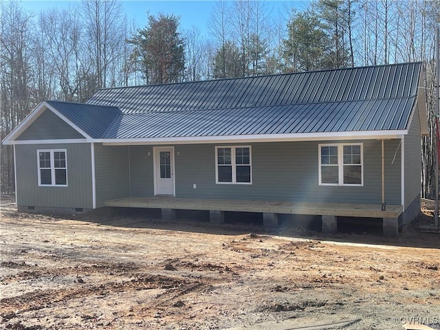 view of front of home with covered porch