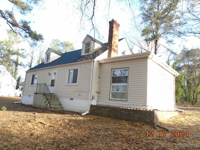 view of rear view of house