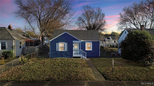 view of front of property