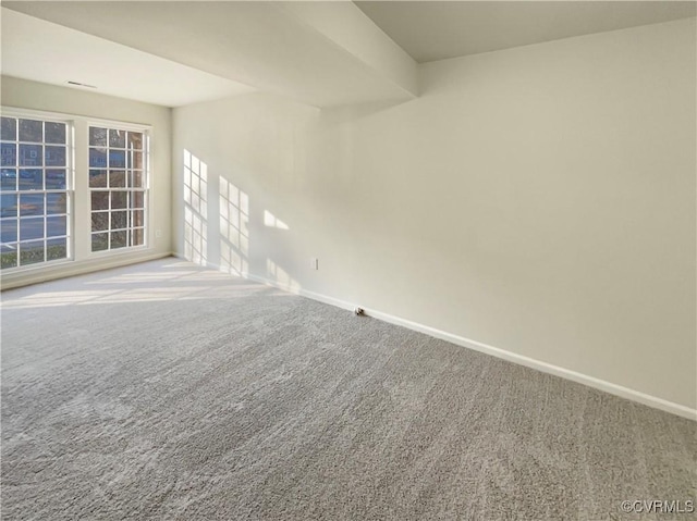 empty room featuring carpet