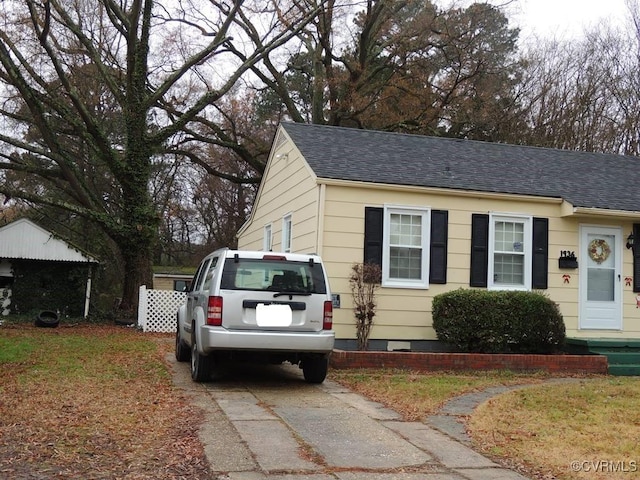 view of front of property