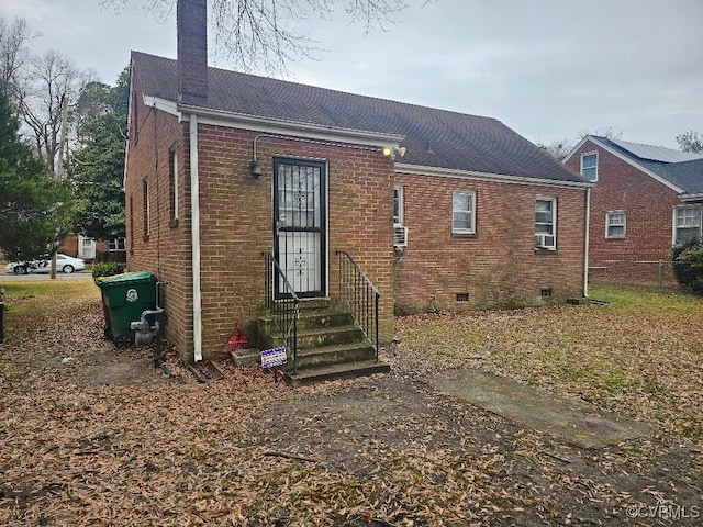 view of rear view of property