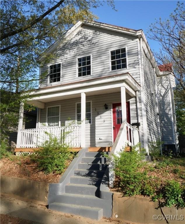 view of front of property