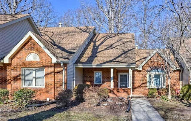 view of front of home featuring covered porch