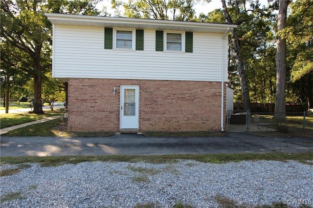 view of side of property