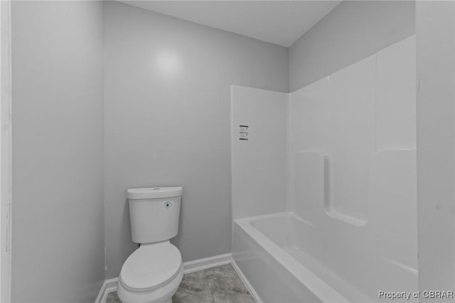 bathroom featuring toilet