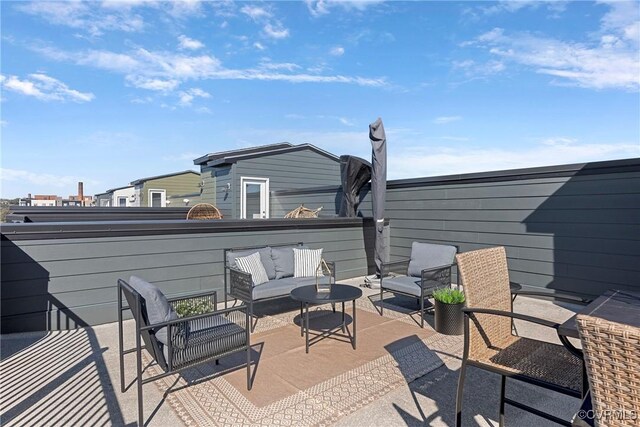 view of patio / terrace with outdoor lounge area