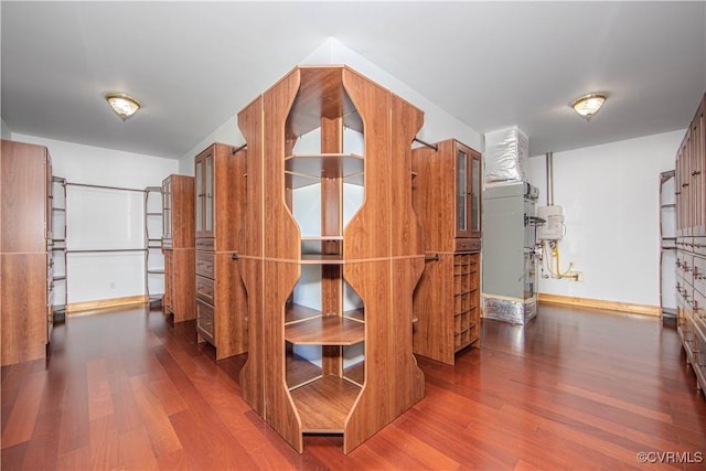 corridor featuring hardwood / wood-style flooring