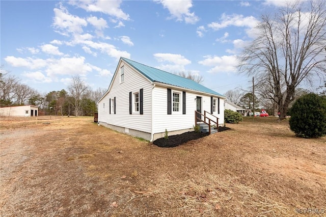 view of side of property