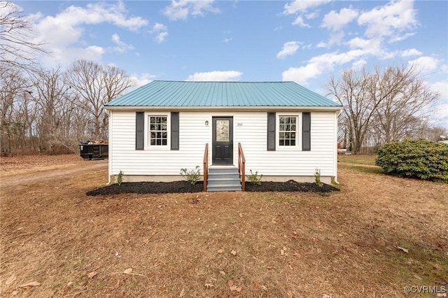 view of front of property