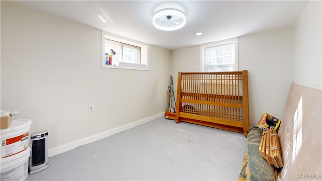 bedroom featuring multiple windows